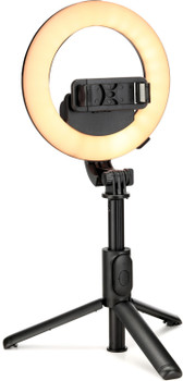 Mackie mRING-6 6-Inch LED Ring Light with Adjustable Brightness and Color Temperature for Streaming and Content Creation (2054311-00)