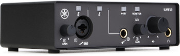 Yamaha USB-C Audio Interface in Black with D-PRE mic preamp and 24-bit/192kHz audio, designed for recording, music production, and streaming, (UR12MK3 B)