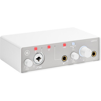 Yamaha USB-C Audio Interface in White with D-PRE mic preamp and 24-bit/192kHz audio, designed for recording, music production, and streaming, (UR12MK3 W)