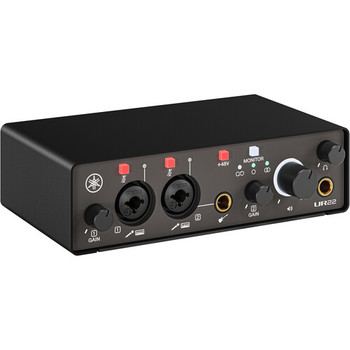 Yamaha, UR22MK3 B USB-C Audio Interface in Black with D-PRE preamps, 24-bit/192kHz audio, and simple plug-and-play recording for music production and streaming, (UR22MK3 B)