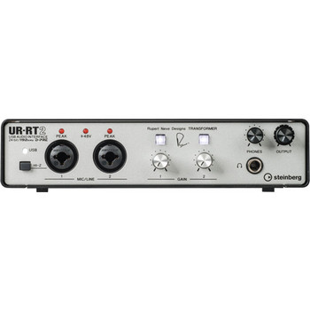 Steinberg USB Audio Interface with Rupert Neve Designs transformers, designed for high-end recording and professional music production, (UR-RT2)
