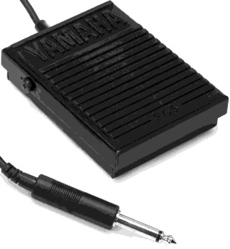 Yamaha Foot Switch Style Sustain Pedal, designed for expressive control and natural piano-style sustain in keyboard performance, (FC5)