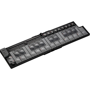 Korg nanoKEY Fold USB MIDI Controller with Foldable Design and Touch Keyboard Interface (NANOKEYFDBK)