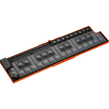 Korg nanoKEY Fold Slimline Foldable MIDI Keyboard Controller (Orange)