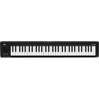 Korg microKEY Air 61-Key Bluetooth MIDI Controller Keyboard with USB Connectivity and Compact Design (MICROKEY261)