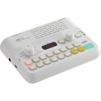 Korg KR-11 Compact Rhythm Box with Built-In Drum Patterns and Portable Practice Functions (KR11)