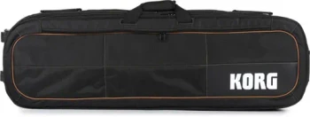 Korg CBSV173BK Padded Rolling Case for SV-273 and SV-273SP Stage Pianos with Heavy-Duty Protection and Transport Wheels (CBSV173BK)