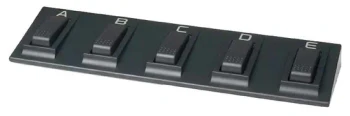 Korg EC5 5-Switch Multi-function Pedalboard for compatible PA products