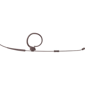 AKG, EC82 MD cocoa Microlite ear-hook omnidirectional microphone for discreet, hands-free speech capture in presentations and broadcast applications, (3242H00040)