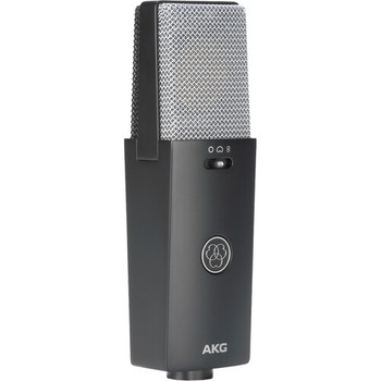 AKG, C114 multipattern condenser recording microphone for versatile vocal and instrument recording with detailed sound capture, (AKG-C114)