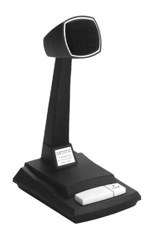 CAD Audio 878HL-2 Omnidirectional Dynamic Desktop Microphone with Locking Push to Talk Switch (AMS-878HL-2)