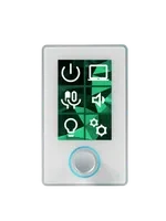 BSS OMNI-KP-6BV-WH Dynamic Keypad, Features 6 Programmable Buttons and Rotary Control, Combining Simple Keypad Operation with Advanced Touch Panel Control and Customization, White Finish, (BSS-UKP6011)