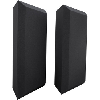 Ultimate Support 17750 Bass Trap Acoustic Foam Panel 12 x 12 x 24 Inch Charcoal 2-Pack (UA-BTB-24_2)