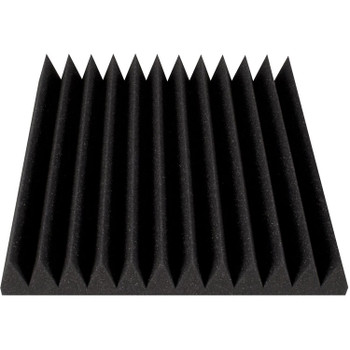 Ultimate Support 17755 Wedge Acoustic Foam Panel 12 x 12 Inch Charcoal 24-Pack (UA-WPW-12_24)