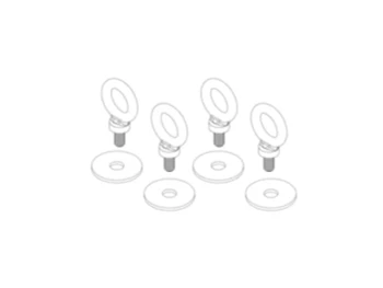 JBL EBK4 M10-20 Universal M10 Eyebolt Kit with Four M10 x 20 mm Eyebolts for Loudspeaker Suspension Applications (P3417MX)