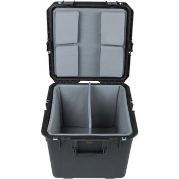 SKB iSeries Dual Snare Drum Case with Divider and Padded Liner (3i-1717-16LT)