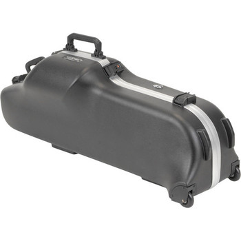 SKB 1SKB-455W Contoured Pro Universal Baritone Saxophone Case with Wheels (1SKB-455W)