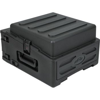 SKB 1SKB-R102W Rolling Compact Rig 10U Top Rack and 2U Front Rack Case (1SKB-R102W)