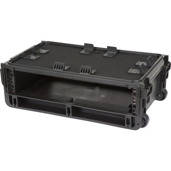 SKB 1SKB-ISF2U Injection Molded Laptop and 2U Rack Case (1SKB-ISF2U)