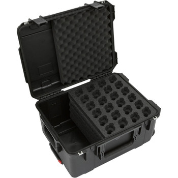 SKB 3i-2015-MC24 iSeries 24-Microphone Case with Wheels (3i-2015-MC24)