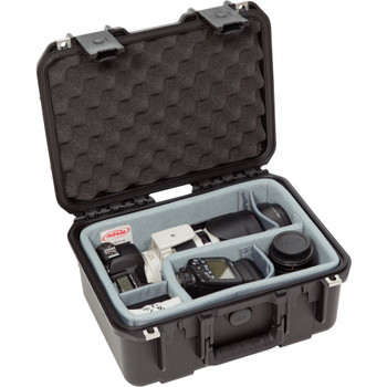 SKB 3i-1309-6DL iSeries Case with Think Tank Designed Dividers and Lid Organizer (3i-1309-6DL)