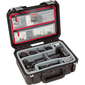 SKB 3i-1510-6DL iSeries Case with Think Tank Designed Dividers and Lid Organizer (3i-1510-6DL)