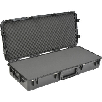 SKB iSeries 47 x 19 x 8 Inch Waterproof Case with Wheels and Layered Foam (3i-4719-8B-L)