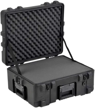 SKB 3R Series 22" x 17" x 10.5" Mil-Standard Case with Wheels and Cubed Foam (3R2217-10B-CW)