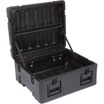 SKB 3R Series 26.38" x 21.38" x 10" Mil-Standard Case with Wheels - Empty (3R2621-10B-EW)