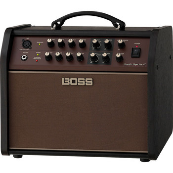 BOSS Acoustic Singer Live LT 60-Watt Acoustic Guitar and Vocal Amplifier with Dual Channels, Effects, USB Audio Interface, and Bi-Amped Speaker System for Singer-Songwriters (ACS-LIVELT)