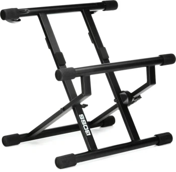 BOSS Adjustable Steel Amplifier Stand with Tilt-Back Design for Combo Guitar Amplifiers and Professional Stage Positioning (BAS-1)