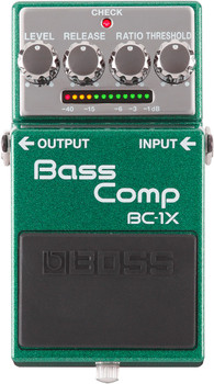 BOSS Bass Compressor Pedal with Intelligent Multiband Compression, MDP Technology, and 18V High-Headroom Circuitry (BC-1X)