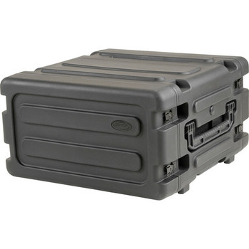 SKB 4U Shock Mount Rack Case with Wheels and Handle (3SKB-R04U20W)