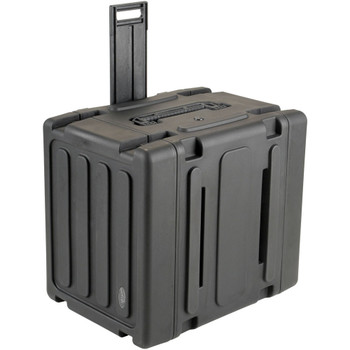 SKB 8U Shock Mount Rack Case with Wheels and Handle (3SKB-R08U20W)