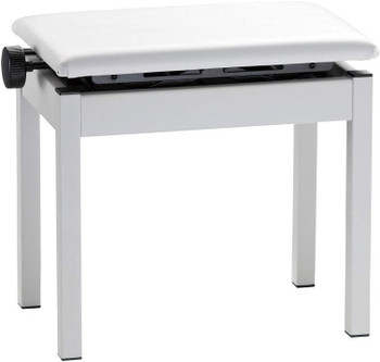 Roland BNC-05-WH Single Artist Piano Bench in White Finish with Adjustable Padded Seat for HP and DP Series Digital Pianos (BNC-05-WH)