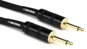 Roland BSC-15 15ft/4.5m 14AWG Speaker Cable with 2 x 2.1mm² Copper Conductors and 24K Gold-Plated Contacts for Guitar and Bass Amplifiers (BSC-15)