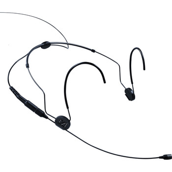 Sennheiser HSP2-EW Lightweight Headworn Microphone with Locking 1/8-inch Connector - Black