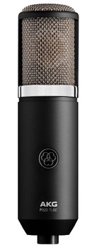 AKG, Professional multi-pattern tube condenser microphone with remote control unit for versatile studio recording and vocal applications, (3101H00440)