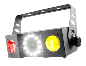 CHAUVET DJ Swarm 4 FX Stage Laser Party Light w/LED Wash and Strobe Light Effects