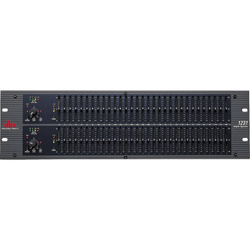 DBX 1231V Dual 31-Band Graphic Equalizer for Professional Audio System Tuning and Signal Processing Applications, (DBX1231V)