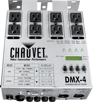 Chauvet DJ DMX-4 4-Channel Dimmer / Relay Pack