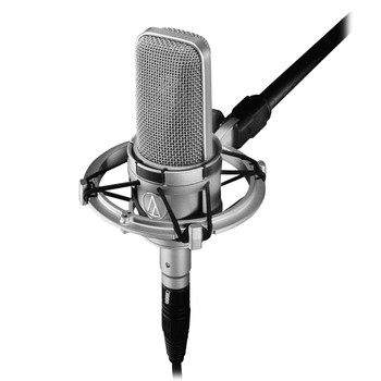 Audio-Technica AT4047/SV Large-Dual-Diaphragm Condenser Microphone, Silver