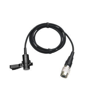 Audio Technica AT831CW Cardioid Lavalier Microphone for Wireless Systems, Clip On Mic (AT831CW)