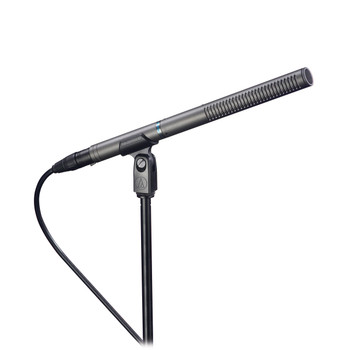 Audio Technica AT897 Short Shotgun Microphone Battery or Phantom Powered for Location Recording (AT897)