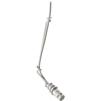 Audio-Technica U853PMW UniPoint Cardioid Condenser Hanging Mic, Power Module, White