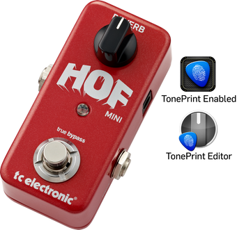 TC Electronic Hall Of Fame Mini Reverb Pedal with TonePrint