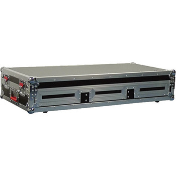 Gator Cases G-TOUR COF-LGCD10 Large Coffin Style DJ Case; 10-inch Mixer Section - Black