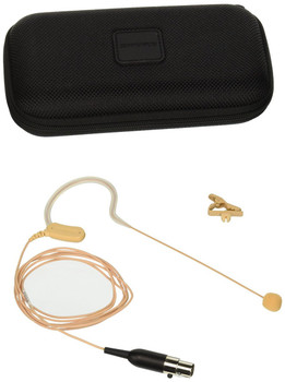 Shure MX153T/O-TQG Omnidirectional Earset Headworn Microphone, Tan (MX153T/O-TQG)