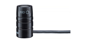 Shure MX180/N Lavalier Microphone Housing with In-Line Preamp and XLR Connector, No Cartridge Included (MX180/N)