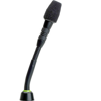 Shure MX405LP/MS 5" Shock-Mounted Gooseneck Microphone, Mini Shotgun, LED Ring at Bottom, Less Preamplifier (MX405LP/MS)